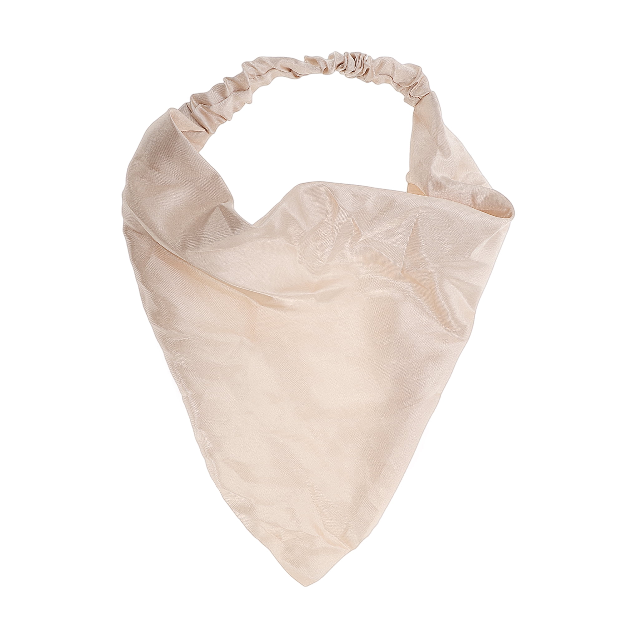 Unique Bargains 1pc Fashion Satin Headwrap for Everyday Use Beige