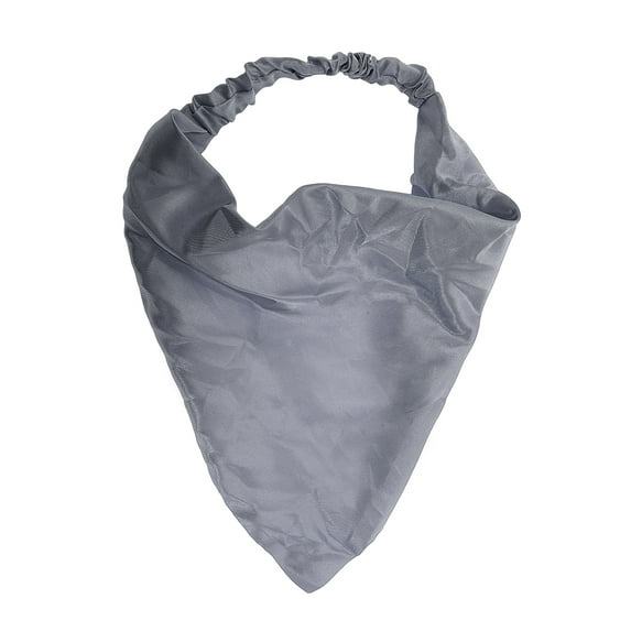 Unique Bargains Women's 1pc Fashion Satin Headwrap for Everyday Use Dark Gray