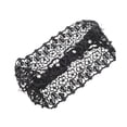 thumbnail image 1 of Unique Bargains Women's 1pc Stylish and Comfortable Bead Hollow Wide Headwrap Black, 1 of 5