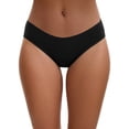 thumbnail image 1 of Unique Bargains Women's 3 Layers Leak Proof Cotton Briefs S Black, 1 of 6