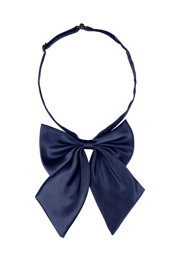 Women's Adjustable Solid Color Bowknot Halter Neck Bow Tie
