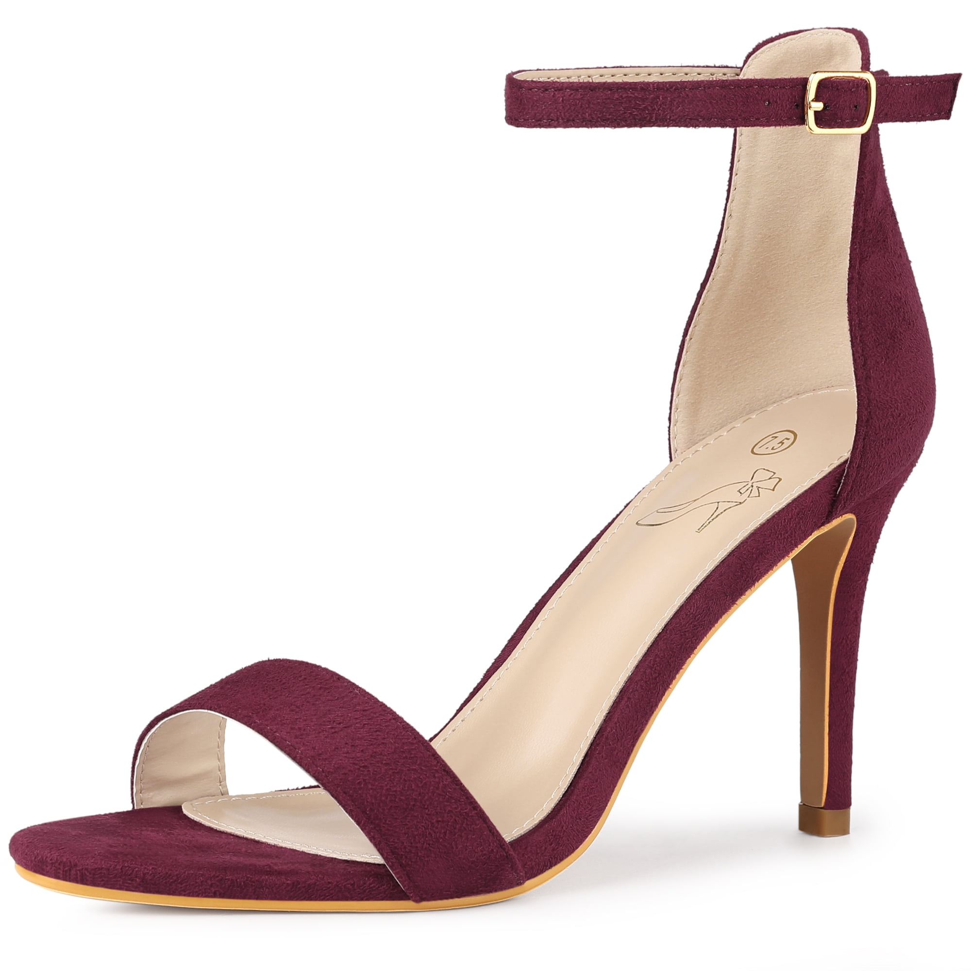 Buy Brown High Ankle-Strap Pump Heels for Women Online in India