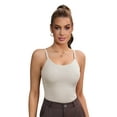 thumbnail image 1 of DARING DIVA Women's Body Shaper Cami Vest Tummy Control Shapewear Camisoles Khaki M, 1 of 6