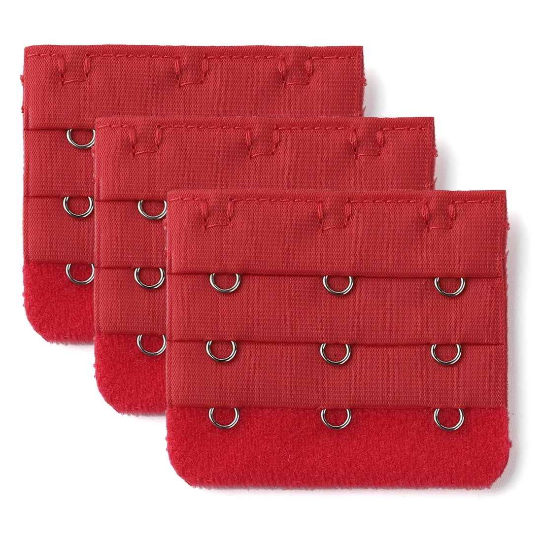 Unique Bargains Women's Bra Extender Strap Extension Buckle 3 Hooks 3 Rows