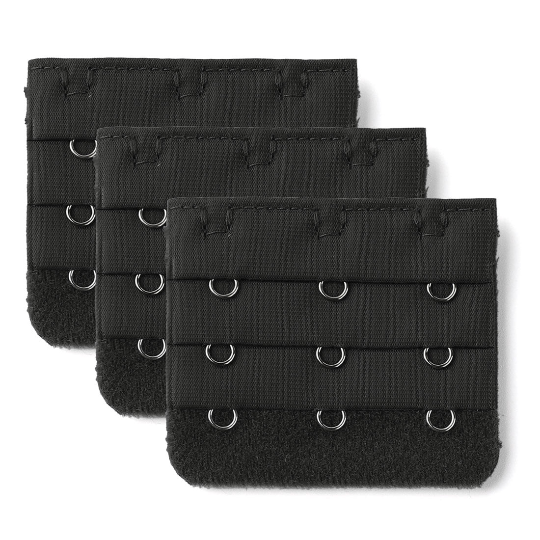 Unique Bargains Women's Bra Extender Strap Extension Buckle 3 Hooks 3 Rows