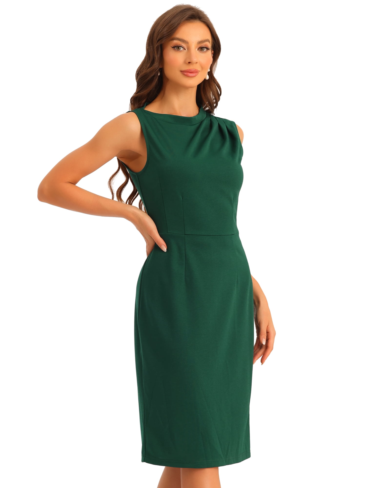 green sheath dress Ann Taylor petites sale A square neckline is framed with dimensional tulip sleeves that add a fluttery Side Drape Crepe Sheath Dress