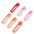 thumbnail image 1 of Unique Bargains Women's Classic Fashion Hair Clips 6 Pcs Pink Orange, 1 of 5
