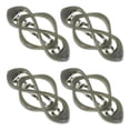 thumbnail image 1 of Unique Bargains Women's Classic Grace 3.19"x1.65"x0.98" 4 Pcs Gray, 1 of 5