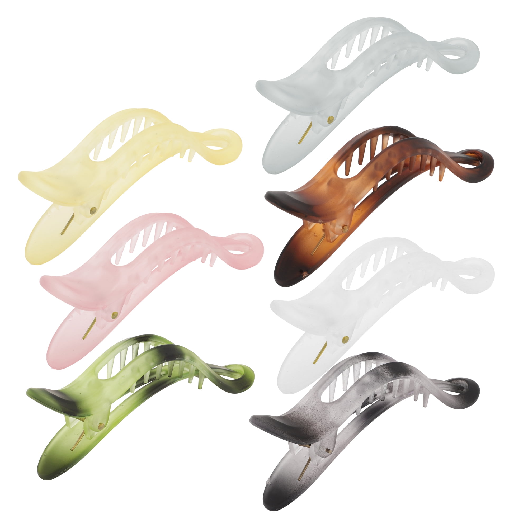 Unique Bargains Women's Classic Hair Clips Multicolor 7 Pcs