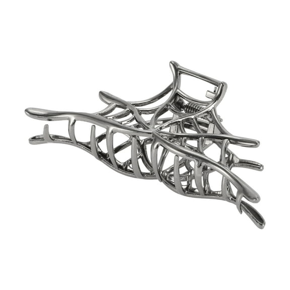 Unique Bargains Women's Cobweb Style Hair Clips Hairdo Clip 4.13" Length 1 Pc Black