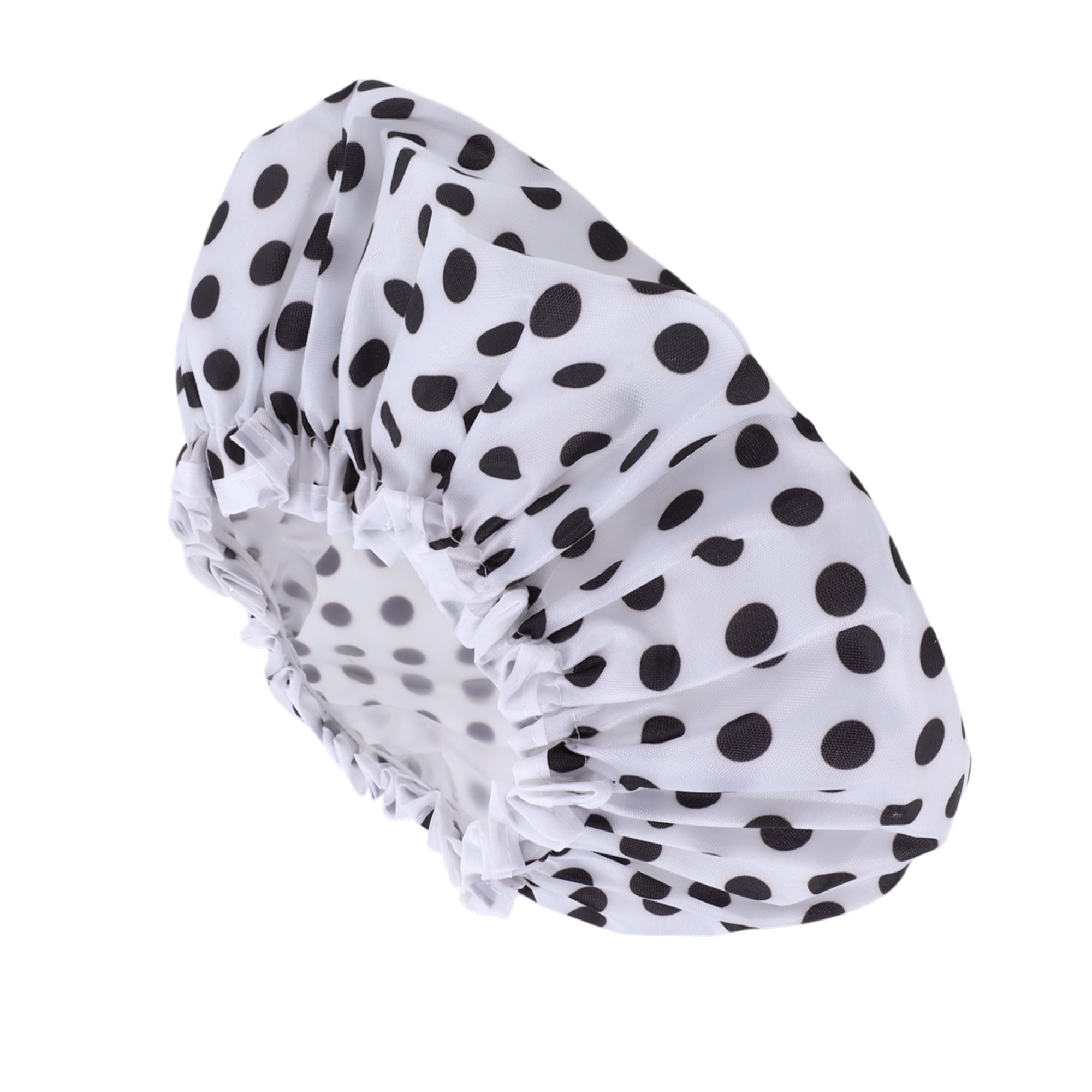 Unique Bargains Women's Comfortable Bath Caps 1 Pc Black