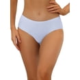thumbnail image 1 of Unique Bargains Women's Comfortable No Show Elastic Waist Brief Panties Breathable M Purple, 1 of 6