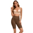 thumbnail image 1 of Unique Bargains Women's Control Waist High Elasticity Shapewear Panties L Dark Brown, 1 of 6