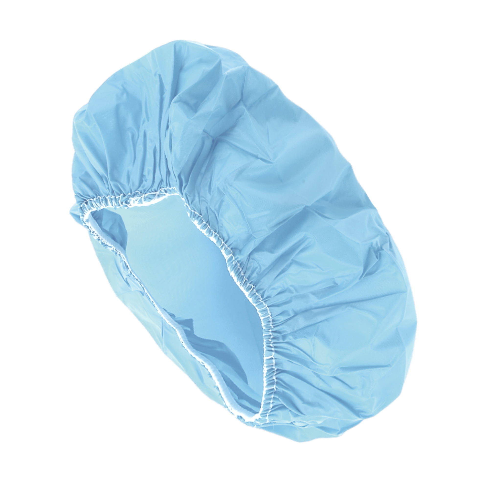 Unique Bargains Women's Convenient Bath Cap for Bathroom 1 Pc Blue
