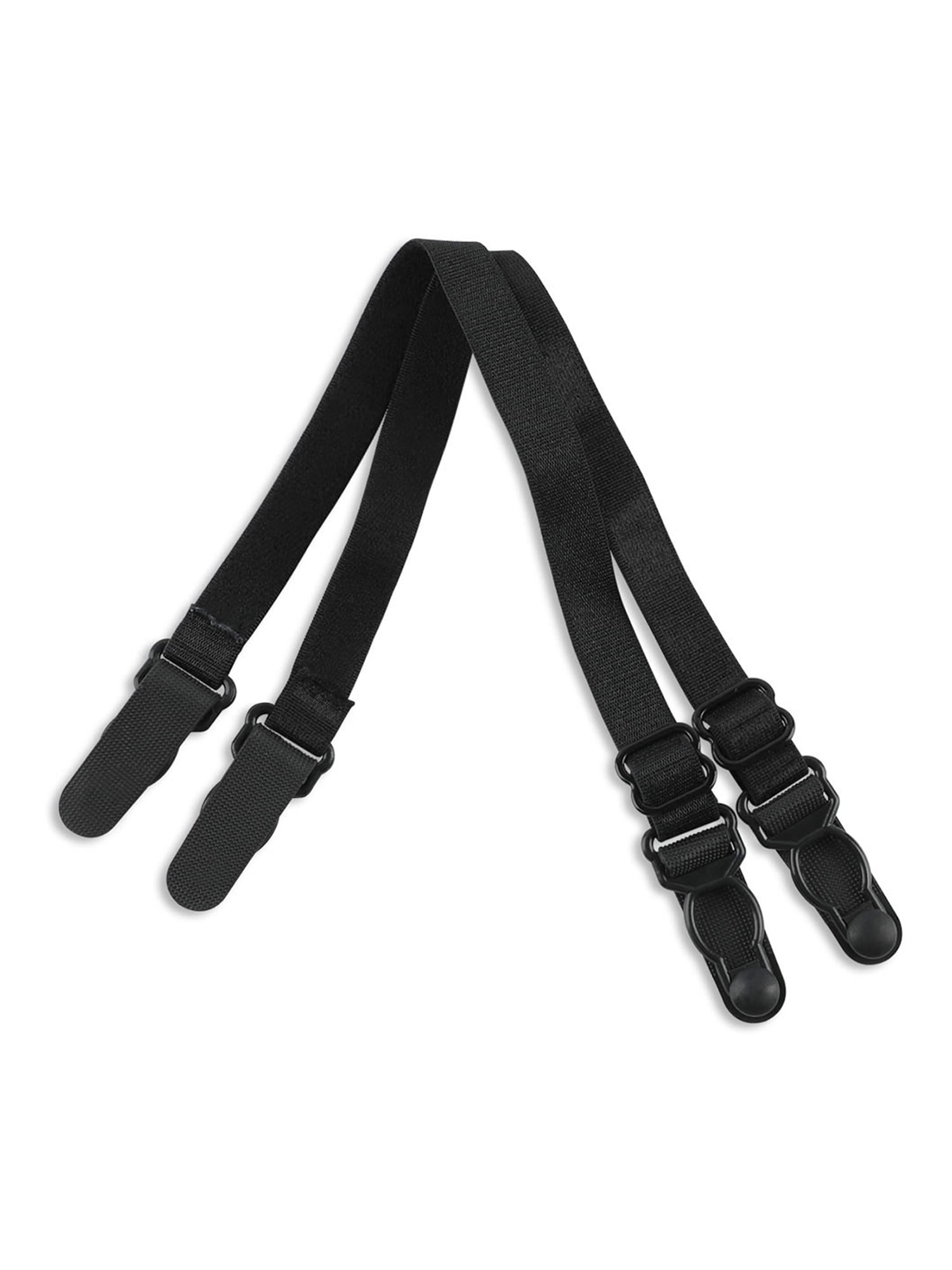 Unique Bargains Women's Elastic Non-slip Adjustable Bra Shoulder Strap Clips Holder
