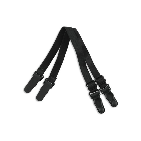 Unique Bargains Women's Elastic Non-slip Adjustable Bra Shoulder Strap Clips Holder