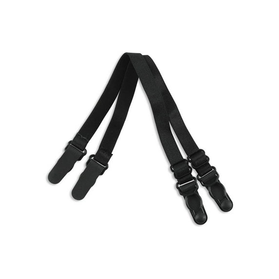 Unique Bargains Women's Elastic Non-slip Adjustable Bra Shoulder Strap Clips Holder