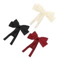 thumbnail image 1 of Unique Bargains Women's Elegant Ribbon Multi-layer Bow Hair Clips 3 Pcs Multicolor, 1 of 5