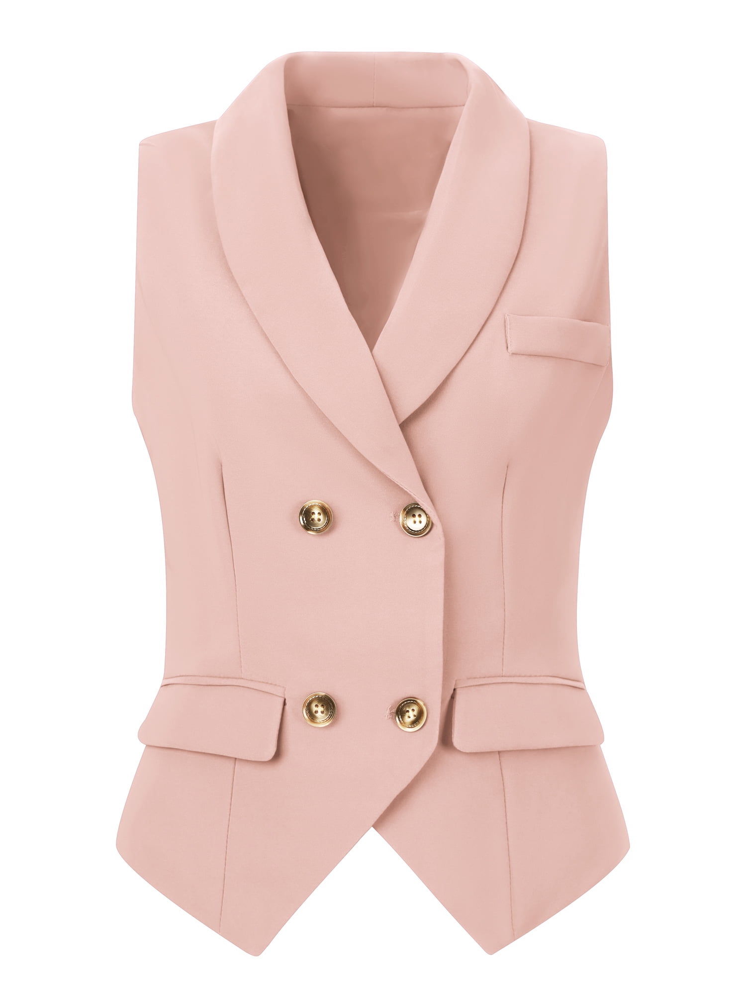 Pink Shawl Lapel One Button 2 Pieces Women Suits