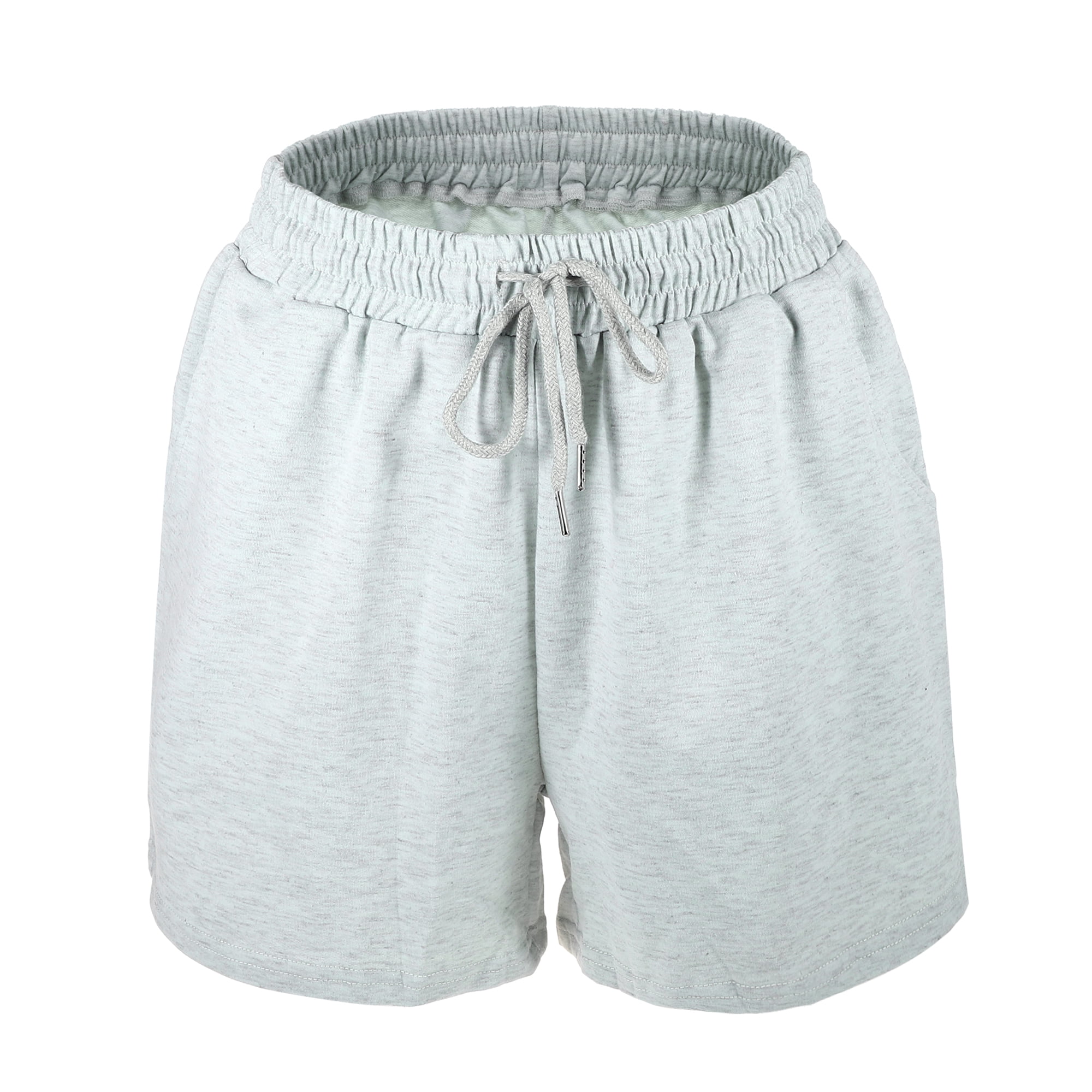 Unique Bargains Women's Flowy Running Shorts High Waisted Workout Shorts Grey Size XL