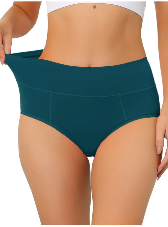 Unique Bargains Women's High Waist Available in Plus Size Tummy Control Underwear