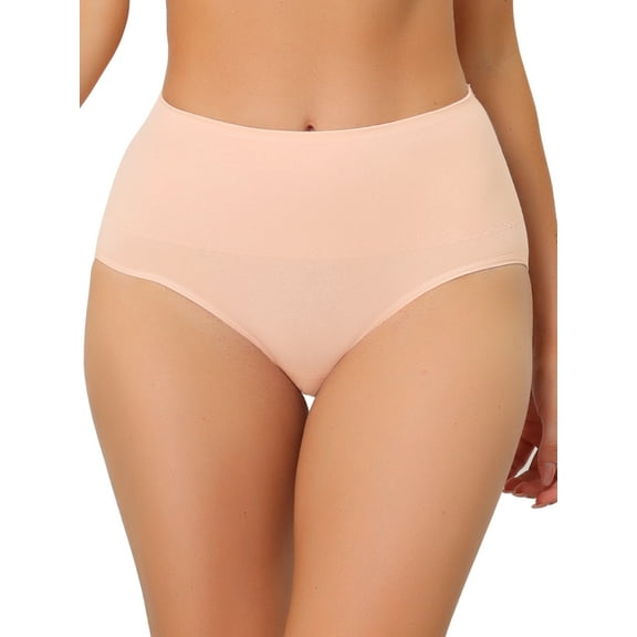 DARING DIVA Women's High Waist Shaping Tummy Control Panties Brief M Pink