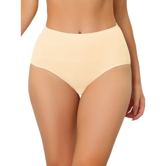 DARING DIVA Women's High Waist Shaping Tummy Control Panties Brief S Beige