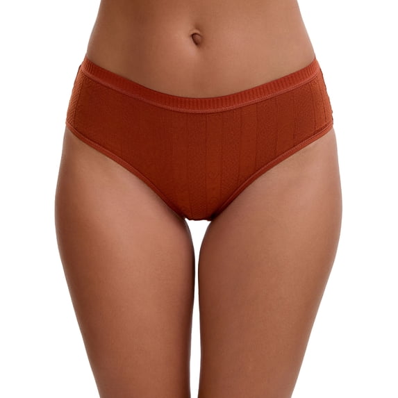 Unique Bargains Women's High Waist Tummy Control Briefs Underwear 3XL Brown
