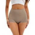thumbnail image 1 of DARING DIVA Women's High Waist Underwear Brief Butt Lifter Shapewear Panties Khaki XL, 1 of 6