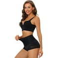 thumbnail image 1 of DARING DIVA Women's High Waisted Lace Brief Shapewear Tummy Panty Bodyshaper S Black, 1 of 6