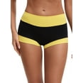 thumbnail image 1 of Unique Bargains Women's High Waisted Loose Classic Full Coverage Briefs 2XL Yellow, 1 of 6