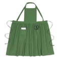 thumbnail image 1 of Unique Bargains Women's Kitchen Apron Long Waist Cooking Apron 37.4x50.4in Dark Green, 1 of 6