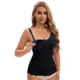 thumbnail image 1 of Unique Bargains Women's Lace Nursing Camisoles with Built-In Bra M Black, 1 of 6