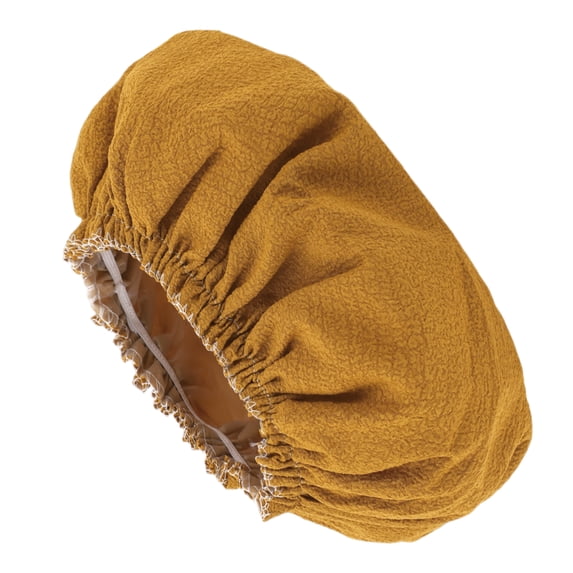 Unique Bargains Women's Lightweight Bath Caps 1 Pc Yellow