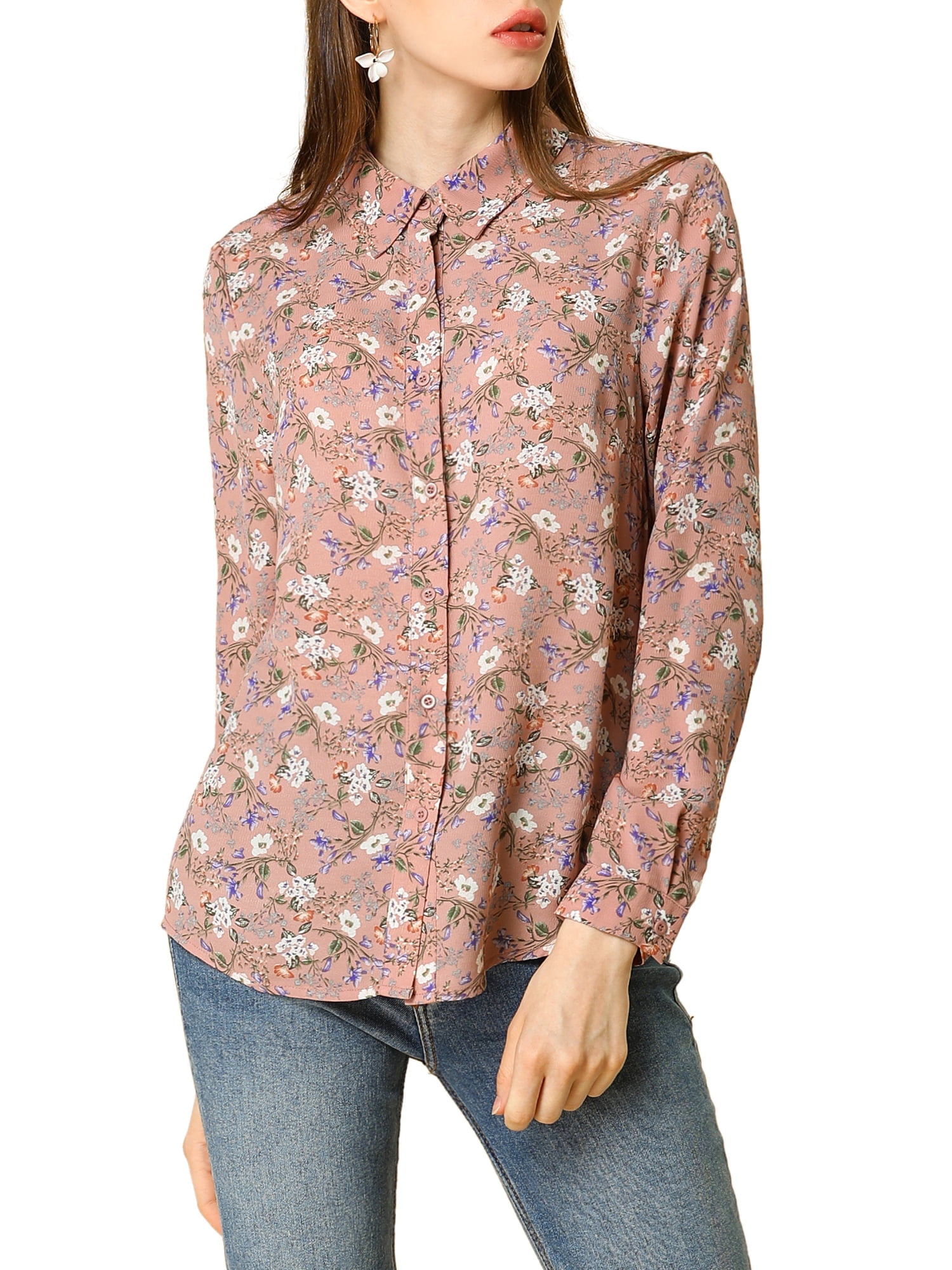 BSI Ditsy Floral Print Long Sleeve Shirt