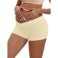 thumbnail image 1 of Unique Bargains Women's Low Waist Pregnancy Seamless Ladies Panties 2XL Beige, 1 of 6