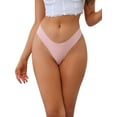 thumbnail image 1 of Unique Bargains Women's Low-Waisted Bikinis Breathable V-Waisted Panties X-Large Pink, 1 of 6