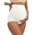 thumbnail image 1 of Unique Bargains Women's Maternity High Waist Briefs with Butt Lifter Design L White, 1 of 6