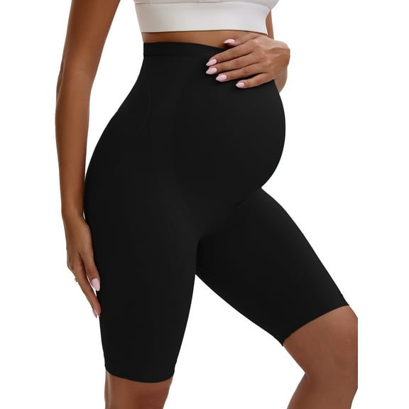 Unique Bargains Women's Maternity Thigh Slimmers Butt Lifter Control Panties L Black