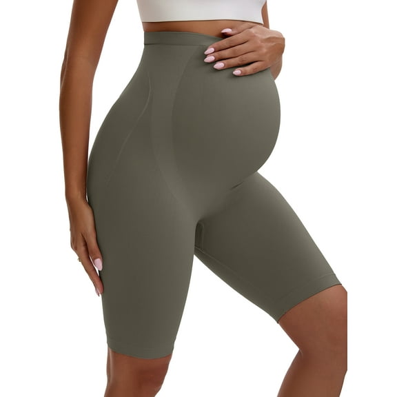 Unique Bargains Women's Maternity Thigh Slimmers Butt Lifter Control Panties L Gray