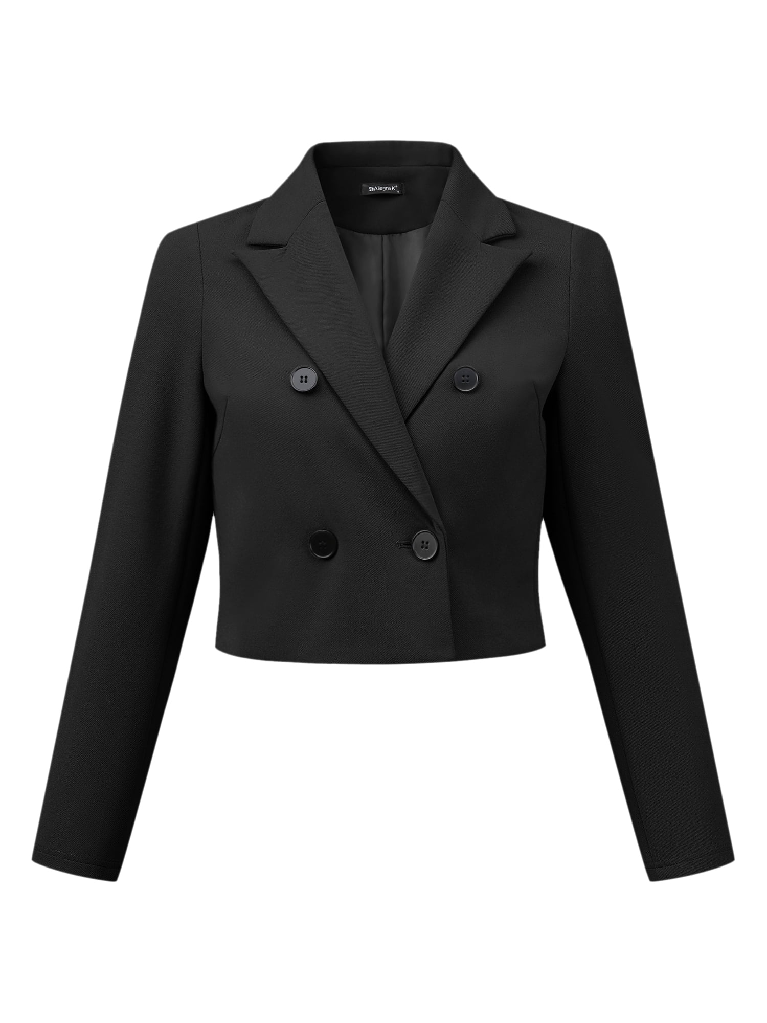 ★BADBLOOD★ Low Edge Crop Blazer Black w-jkt25-009 Access Fashion | Cropped blazer