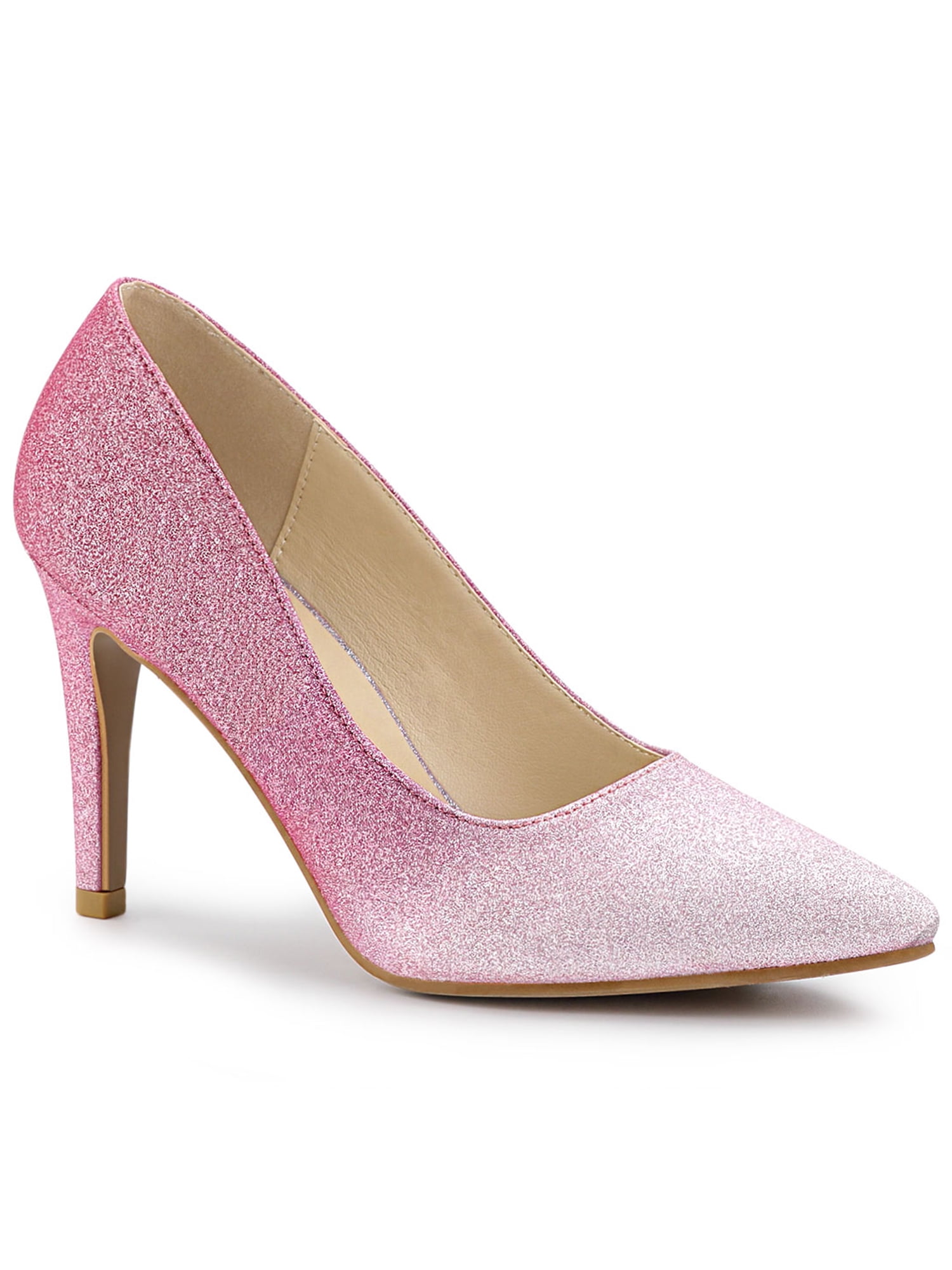 Elegant Pink Glitter High Heel Shoes Statuette | Zazzle | Glitter high heels,  Purple high heels, Purple heels
