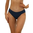 thumbnail image 1 of DARING DIVA Women's Underwear Hipster Soft Panty Available in Plus Size L Navy Blue, 1 of 6