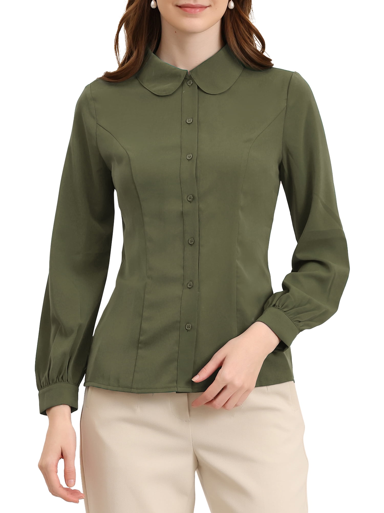 peter pan long sleeve shirt