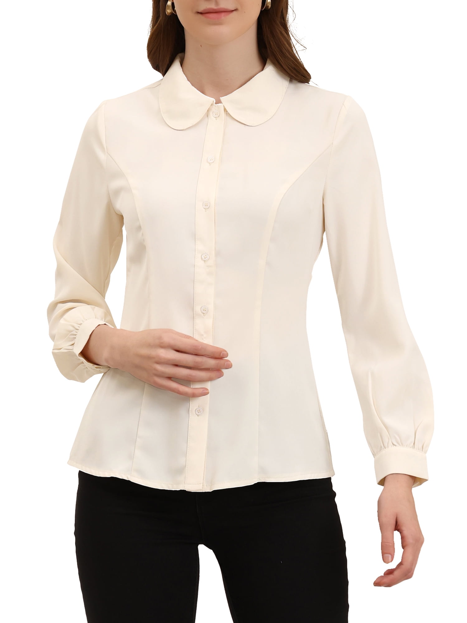 Peter Pan Collar Shirt Long Sleeve Woven 12/18M