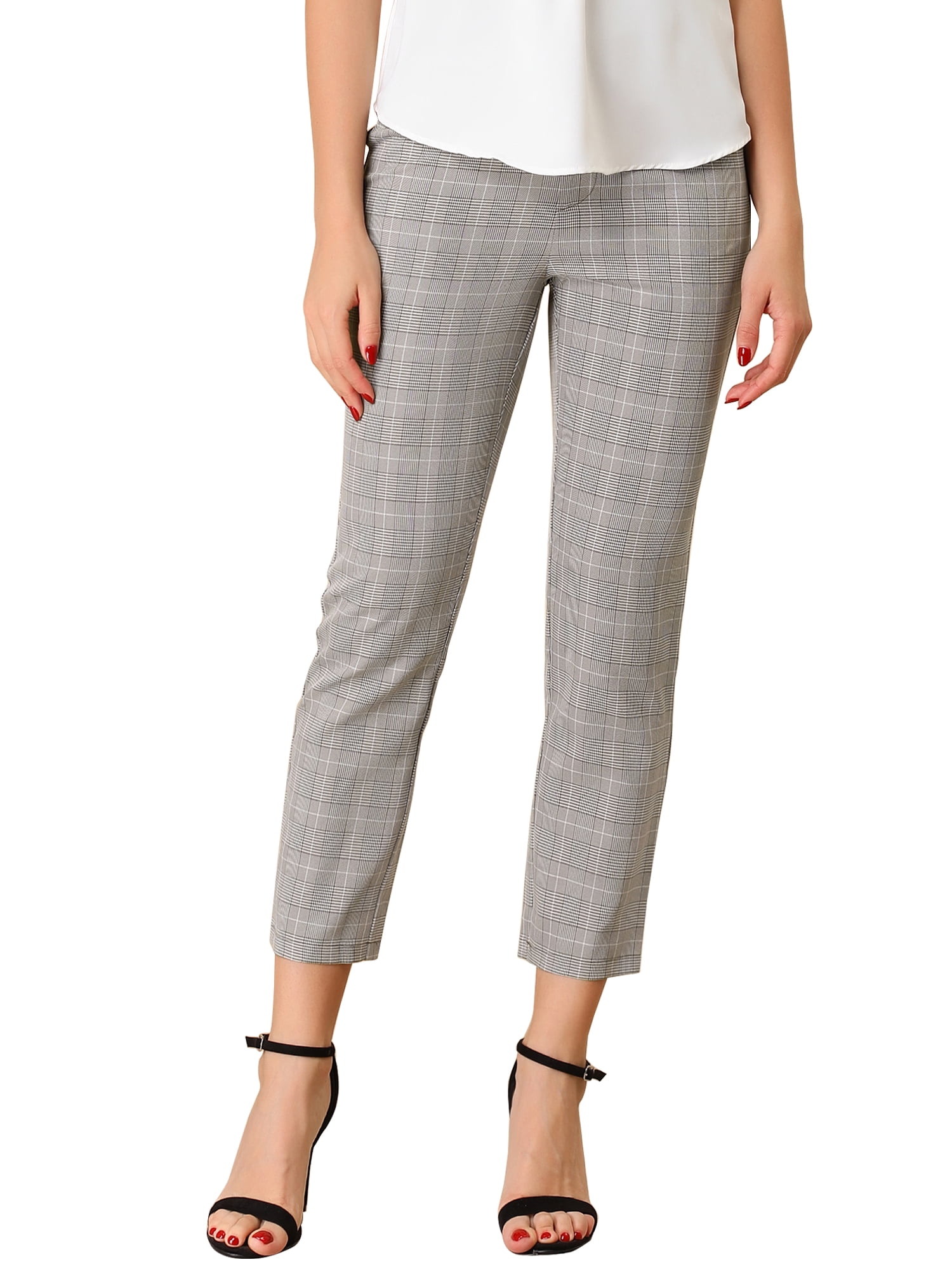 Theory straight hotsell plaid pants