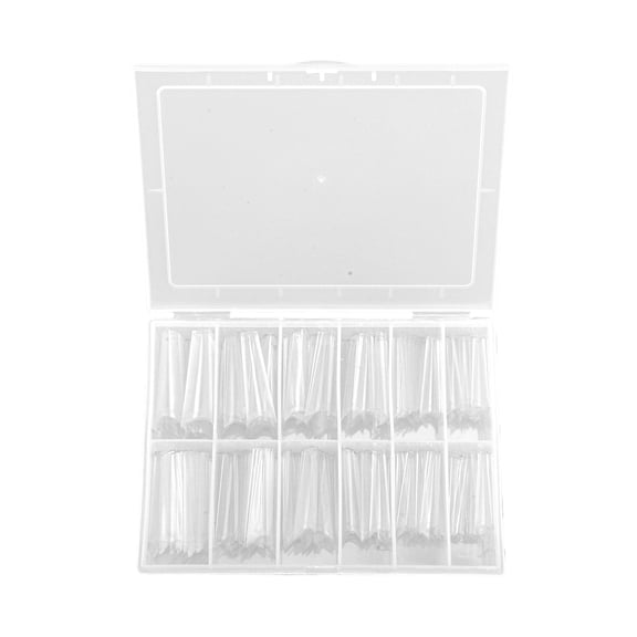 Unique Bargains Women's Plating Full Coverage Nail Kit Clear 1 Set