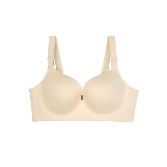 Unique Bargains Women's Plus Full Figure Seamless Original Wire free Pull UP Bras