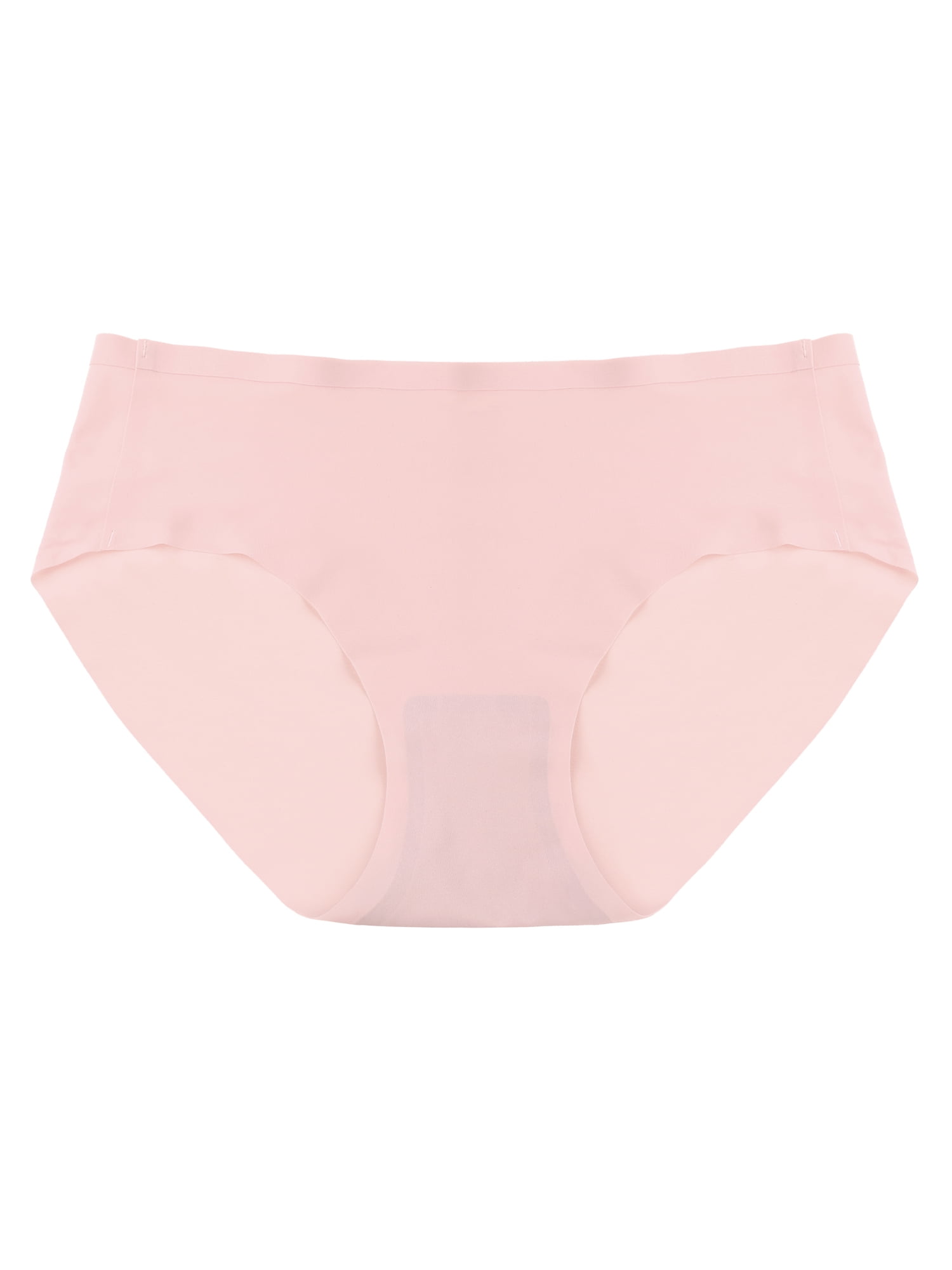 Unique Bargains Women's Plus Size High Rise Seamless Brief Laser Cut Underwear Light Beige 4X