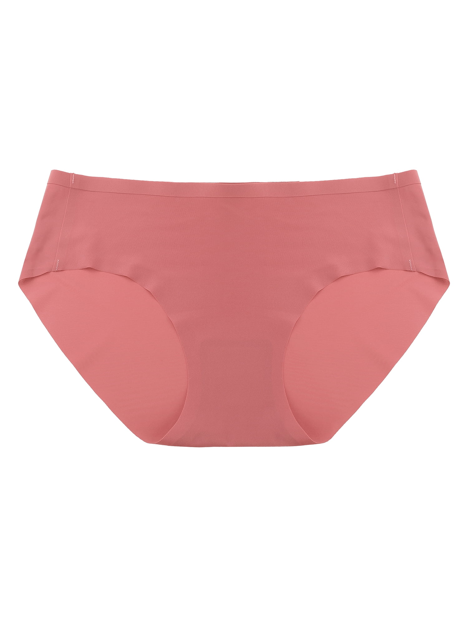 Unique Bargains Women's Plus Size High Rise Seamless Brief Laser Cut